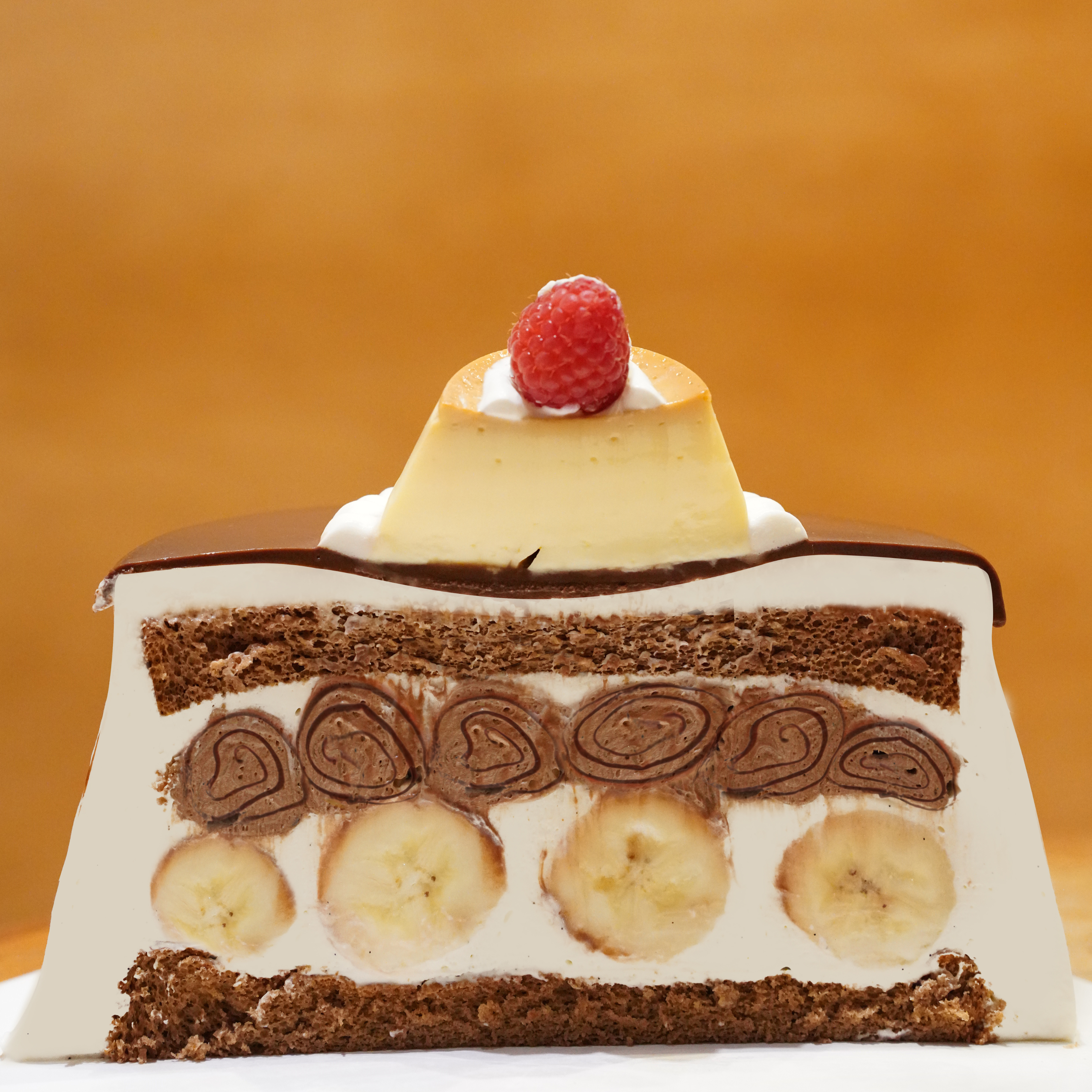 Banana Chocolate Crêpe Shortcake